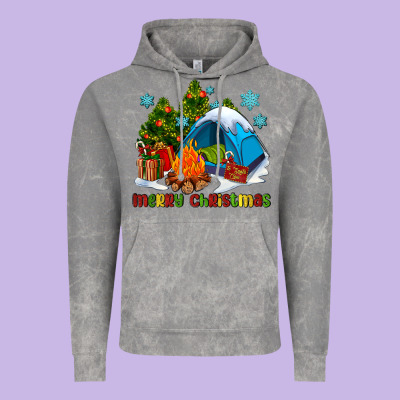 Merry Christmas Camp Vintage Hoodie Designed By Adodesignshop