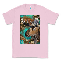 Bubblegum Pink Western Camo Moose Classic Tee - LillyAllenDesigns