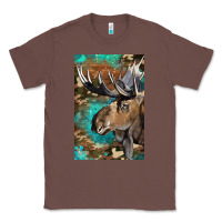 Chestnut Western Camo Moose Classic Tee - LillyAllenDesigns