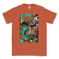 Copper Western Camo Moose Classic Tee - LillyAllenDesigns