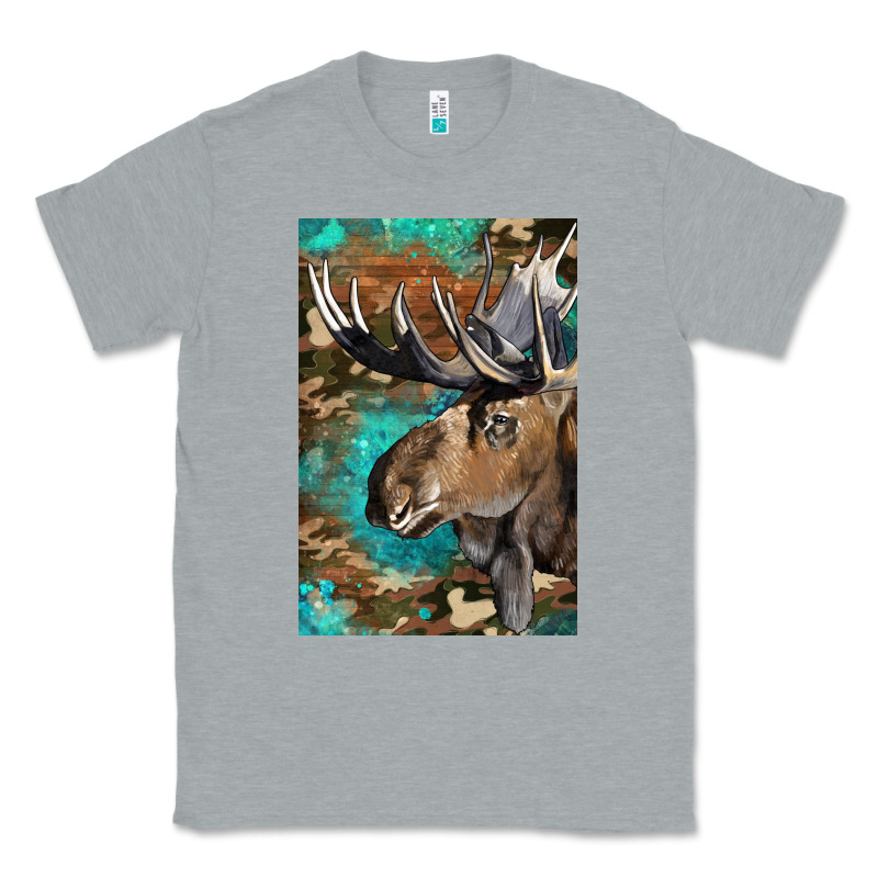Western Camo Moose Classic Tee by LillyAllenDesigns | Teevron