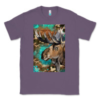 Lavender Western Camo Moose Classic Tee - LillyAllenDesigns