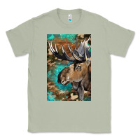 Matcha Western Camo Moose Classic Tee - LillyAllenDesigns