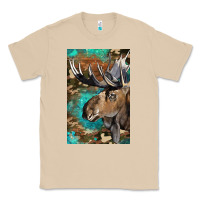Mushroom Western Camo Moose Classic Tee - LillyAllenDesigns