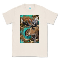 Natural Western Camo Moose Classic Tee - LillyAllenDesigns