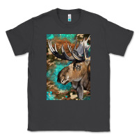 Smoke Western Camo Moose Classic Tee - LillyAllenDesigns