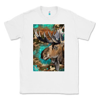 White Western Camo Moose Classic Tee - LillyAllenDesigns