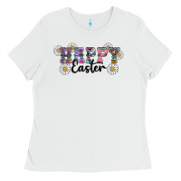 White happy easter daisys Ladies Tee - RanaPortraitStore