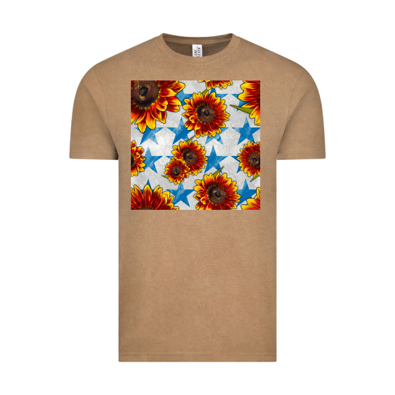 Patriotic Sunflowers And Stars Vintage Tee by BundleAndBundleShop | Teevron