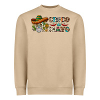 Mushroom cinco de mayo skull Heavyweight Sweatshirt - BarkalooDesign