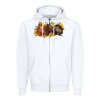White western horses Zipper Hoodie - MaliasSmallBusiness