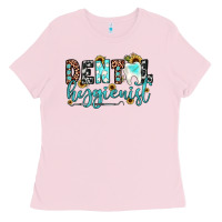 Bubblegum Pink dental hygienist Ladies Tee - JahusDesignShop