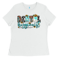 White dental hygienist Ladies Tee - JahusDesignShop