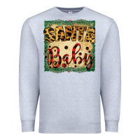 Heather Grey Santa Baby Premium Sweatshirt - Bettercallsaul