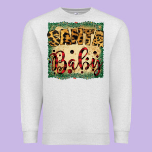 Santa Baby Premium Sweatshirt Designed By Bettercallsaul