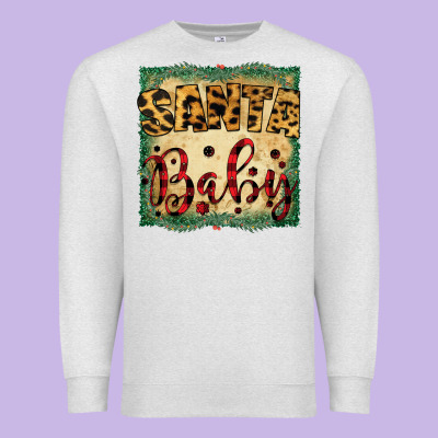 Santa Baby Premium Sweatshirt Designed By Bettercallsaul