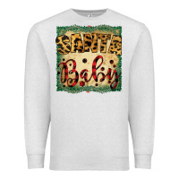Oatmeal Heather Santa Baby Premium Sweatshirt - Bettercallsaul