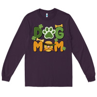 Plum st. patricks day dog mom Long Sleeve Tee - MaliasSmallBusiness