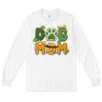 White st. patricks day dog mom Long Sleeve Tee - MaliasSmallBusiness