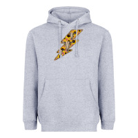 Heather Grey Sunflower and Skull Lightning Heavyweight Hoodie - Bettercallsaul