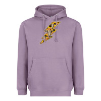 Lavender Sunflower and Skull Lightning Heavyweight Hoodie - Bettercallsaul