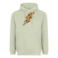 Matcha Sunflower and Skull Lightning Heavyweight Hoodie - Bettercallsaul
