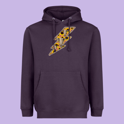 Sunflower And Skull Lightning Heavyweight Hoodie Designed By Bettercallsaul