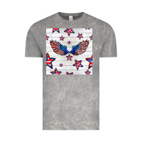 Cloud Rock patriotic eagle wing Vintage Tee - BundleAndBundleShop