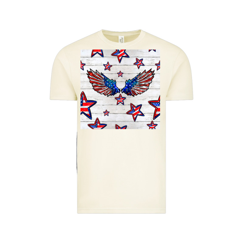 Patriotic Eagle Wing Vintage Tee by BundleAndBundleShop | Teevron