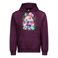 Mauve Wine Easter Day Urban Hoodie - CowGirlArtShop