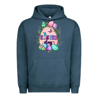 Pigment Midnight Navy Easter Day Urban Hoodie - CowGirlArtShop