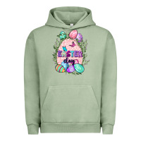 Pigment Oil Green Easter Day Urban Hoodie - CowGirlArtShop