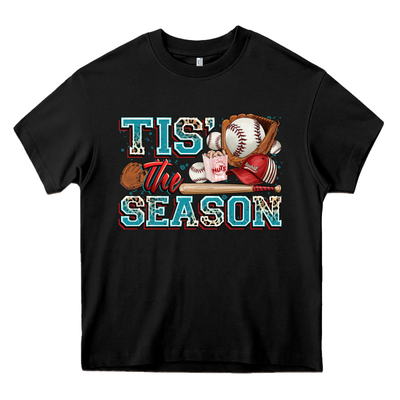 Tis' The Season Baseball Heavy Core Tee by Zillion Design Studio | Teevron