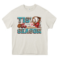 Cream tis' the season baseball Heavy Core Tee - Zillion Design Studio