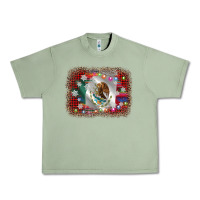 Oil Green mexico flag christmas Urban Heavy Tee - AdoDesignShop