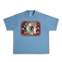 Pebble Blue mexico flag christmas Urban Heavy Tee - AdoDesignShop
