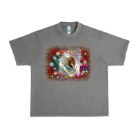Mexico Flag Christmas Urban Heavy Tee | Teevron