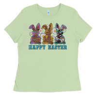 Matcha easter western bunnys happy easter Ladies Tee - RanaPortraitStore