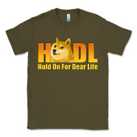 Army Green hodl hold on for dear life dogecoin Classic Tee - Jasminsmagicworld