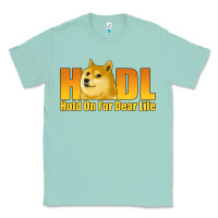 Seafoam hodl hold on for dear life dogecoin Classic Tee - Jasminsmagicworld