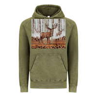 Vintage Olive reinder Vintage Hoodie - JahusDesignShop