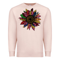 Pale Pink Cheetah Christmas Sunflower Premium Sweatshirt - Bettercallsaul