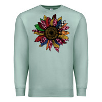 Seafoam Cheetah Christmas Sunflower Premium Sweatshirt - Bettercallsaul