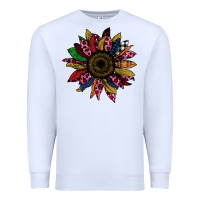 White Cheetah Christmas Sunflower Premium Sweatshirt - Bettercallsaul