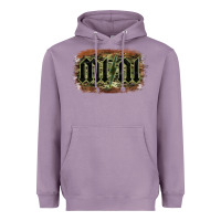 Lavender Camouflage Patterned Mini Tried Heavyweight Hoodie - Bettercallsaul