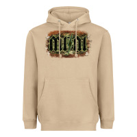 Mushroom Camouflage Patterned Mini Tried Heavyweight Hoodie - Bettercallsaul