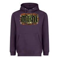 Plum Camouflage Patterned Mini Tried Heavyweight Hoodie - Bettercallsaul