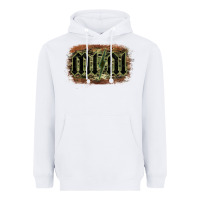 White Camouflage Patterned Mini Tried Heavyweight Hoodie - Bettercallsaul