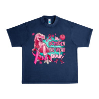 Navy dinosaur  in october we wear pink Urban Heavy Tee - AdoDesignShop