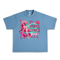 Pebble Blue dinosaur  in october we wear pink Urban Heavy Tee - AdoDesignShop